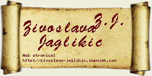 Živoslava Jaglikić vizit kartica